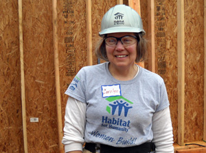 Habitat Volunteer, Carolyn Graf